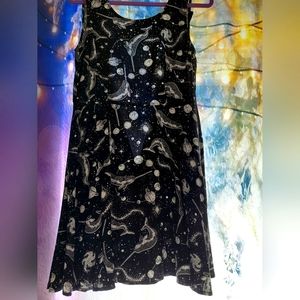 ModCloth size 8 Notorious Narwhal Fit and Flare Dress